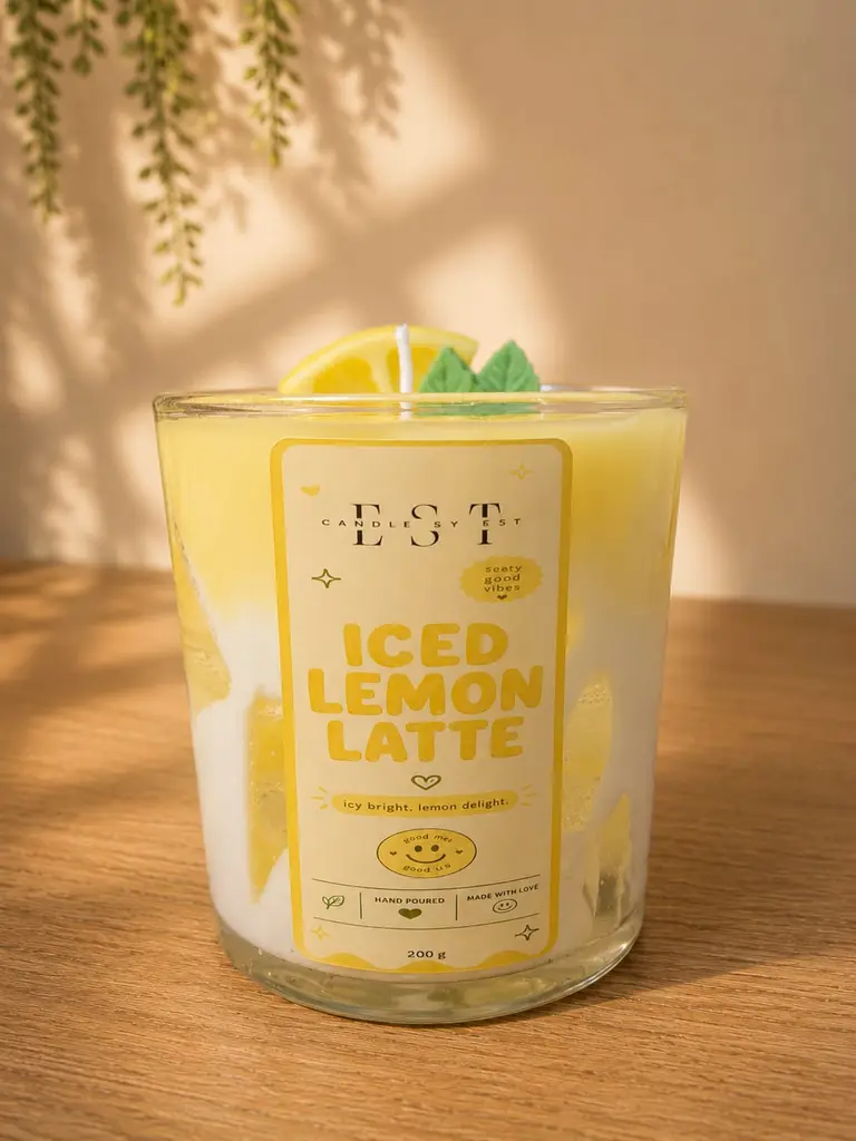 Iced Lemon Latte